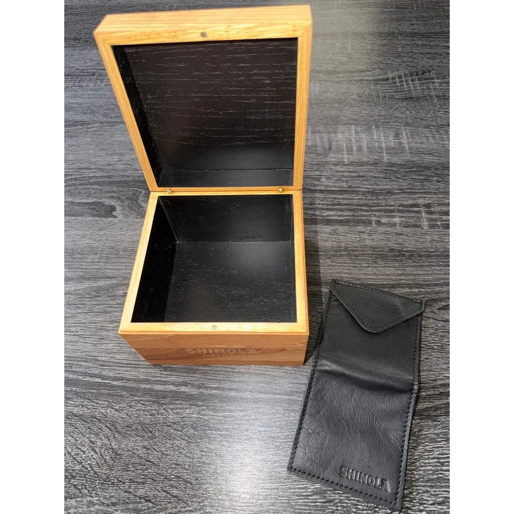 Shinola detroit wooden